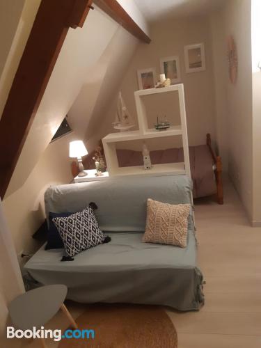 Apartment in Honfleur. Pets allowed.