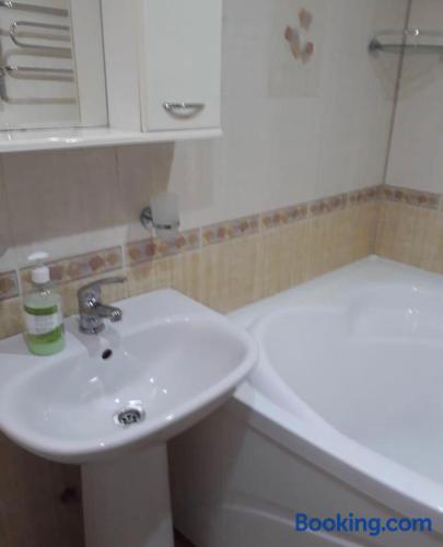 Gezellig appartement met twee slaapkamers in Kislovodsk.