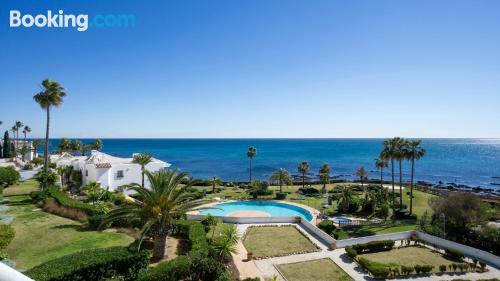 Appartement voor gezinnen in La Cala de Mijas, met zwembad