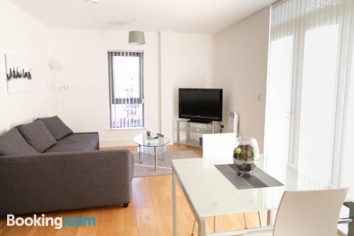 Apartamento de 60m2 em Liverpool. Perto de todas as atrações