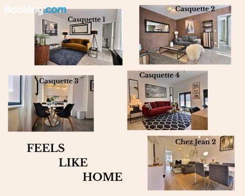 1 bedroom apartment home in Liege ideal for 2 people.