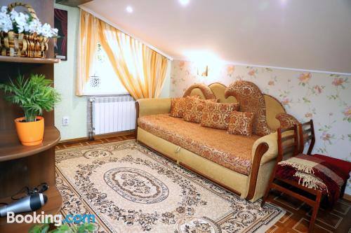Apartamento em Kamianets-Podilskyi, perfeito para duas pessoas.