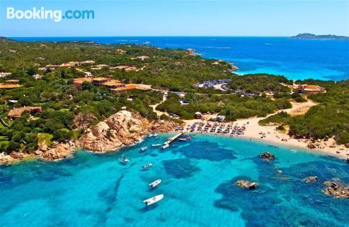 Terrace and internet apartment in Porto Cervo. Swimming pool!