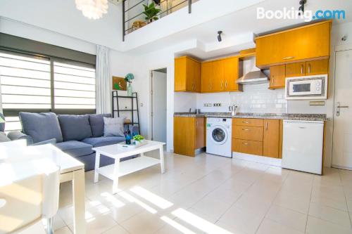 One bedroom apartment home in Malaga with internet.