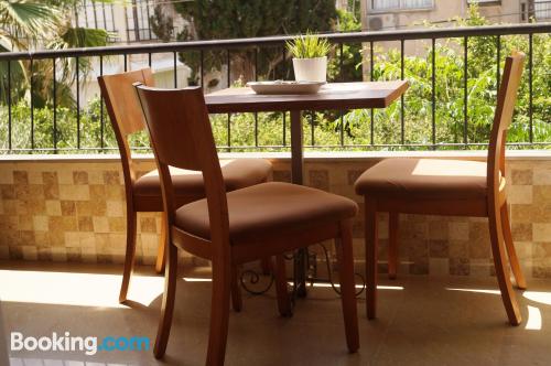 Apartamento em Haifa. Terraço!