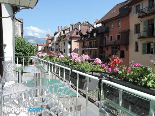 Place in Annecy with terrace