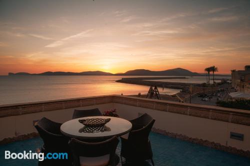 Midtown with air-con in Alghero and two bedrooms