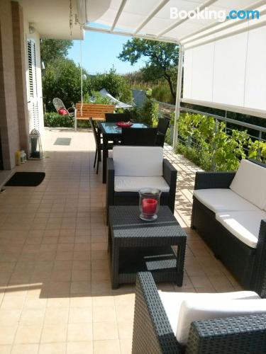 Pets allowed home in Vasto with terrace.