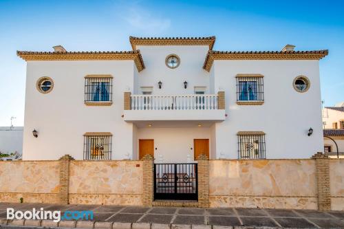 Apartment with terrace with swimming pool.