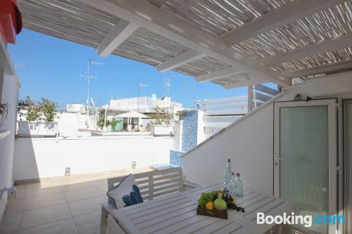 Apartamento com terraço em Monopoli.