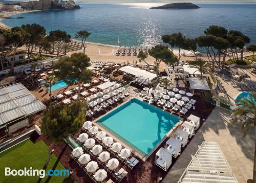 Magaluf à vos pieds! Piscine et terrasse