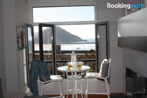 Amplio apartamento en San Sebastián con vistas