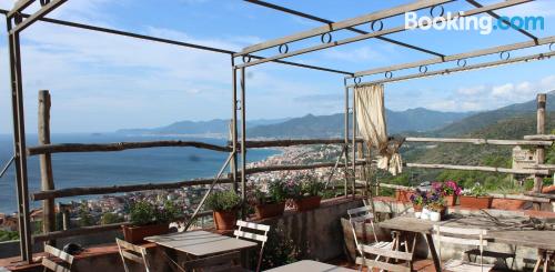 Place with terrace in center of Borgio Verezzi