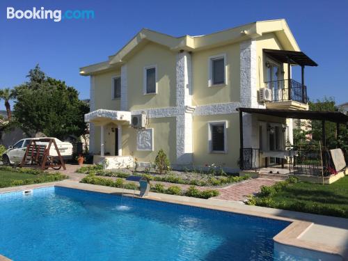 Terrace and wifi home in Dalyan. Perfect location and pool