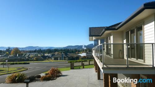 Prático apartamento para 2 pessoas em Rotorua