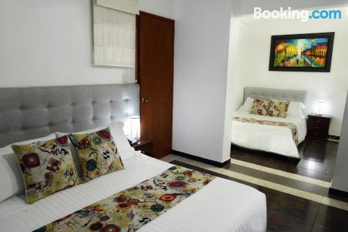 Apartamento para dos personas en Bucaramanga con aire acondicionado