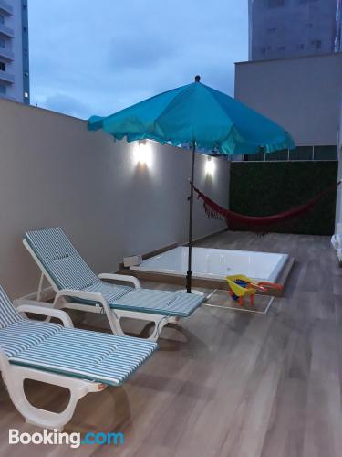 Apartamento com terraço em Itapema