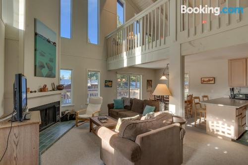 Tahoe City apartment with pool.