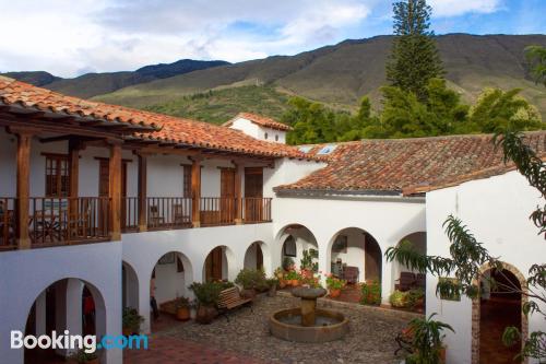 Ferienwohnung mit Balkon. In Villa de Leyva