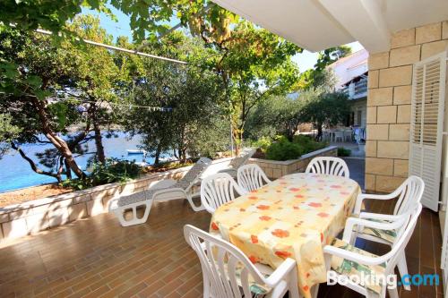 Apartamento de una habitación en Korčula con terraza.