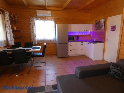 Ruim appartement em Gárdony. Verwarming en Wifi