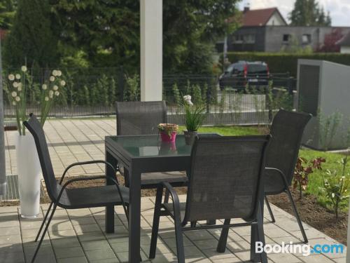 App met terras, met internet