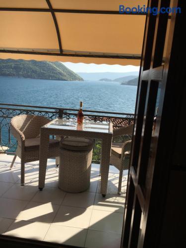 Apartment for 2 people in Perast with air-con