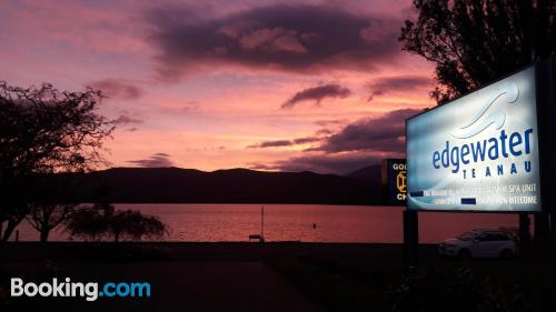 Te Anau à vos pieds! Parfait!