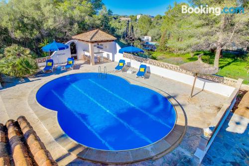 Ideal place. Enjoy your pool in Cala Murada!.