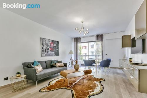 Appartement avec terrasse, idéal pour 5 personnes ou plus.