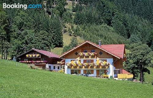 Appartement met 2-kamer in Bad Hindelang. Terras en internet