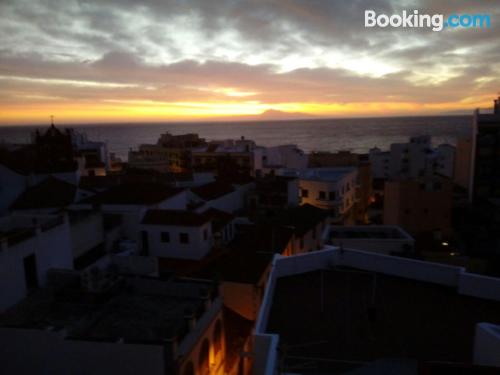 Appartement avec terrasse et Wifi à Santa Cruz de la Palma. Animaux acceptés!