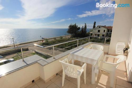One bedroom apartment in Novalja with terrace and internet