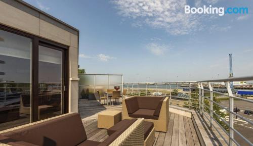 Appartement avec terrasse. Pour les familles.