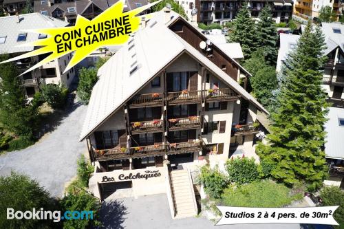 Apartamento no melhor endereço em Le Monêtier-les-Bains