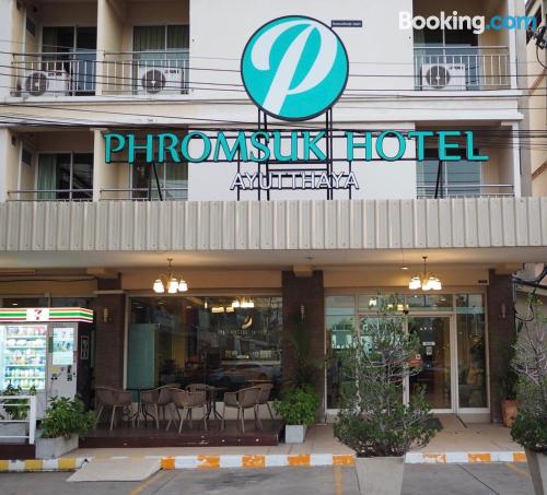 One bedroom apartment home in Phra Nakhon Si Ayutthaya with wifi and terrace.