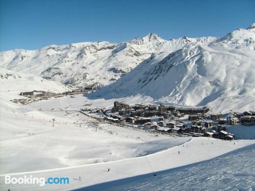 Tignes ai vostri piedi!. 25m2!.