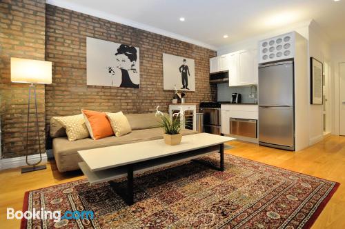 Place in New York with one bedroom apartment.