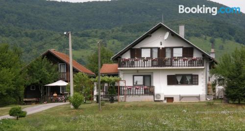 Praktische Ferienwohnung 2 Personen. In Rakovica