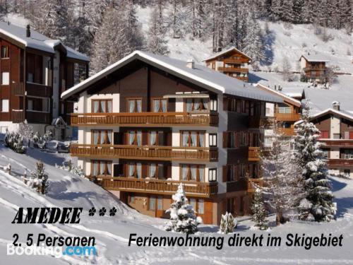 Apartamento em Saas-Fee. Três dormitórios!