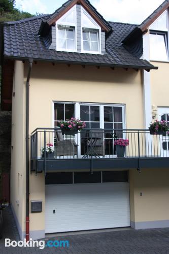 Terrace and internet home in Zell an der Mosel for two