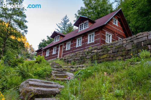 Apartamento en Hřensko con terraza y conexión a internet.