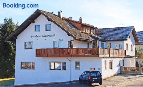 Appartement chiens bienvenus à Frauenau, dans une position centrale