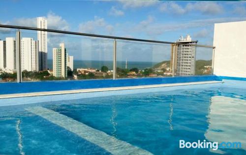 Praktische Ferienwohnung in Natal. Pool und Terrasse