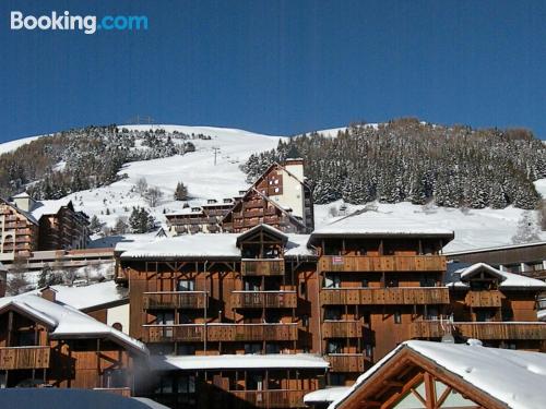 Appartement avec terrasse. À Les Deux Alpes