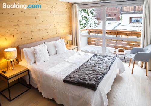 Apartamento de dois quartos em Megeve, perfeito para 2 pessoas