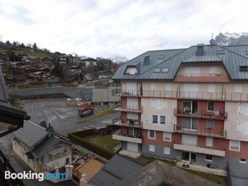 Saint-Gervais-les-Bains à vos pieds!. Parfait pour les familles.