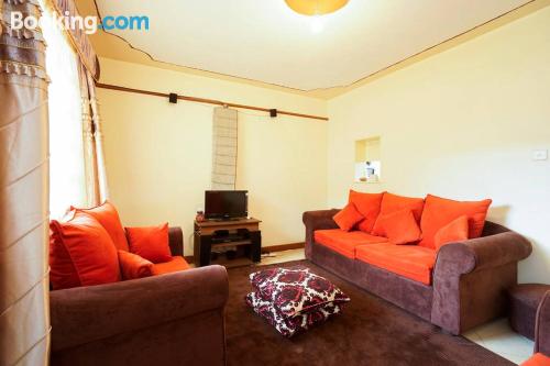 Two room apartment in Nairobi. Be cool, there\s air-con!