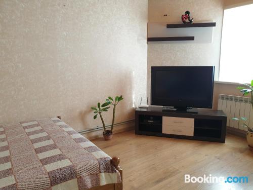 1 bedroom apartment in Zhlobin with terrace and wifi