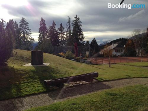 Ferienwohnung in Crans-Montana. Balkon!